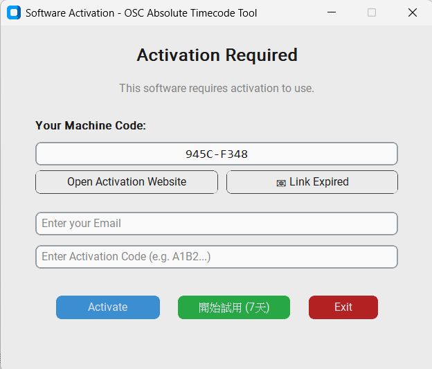 OSC Absolute Timecode Tool v6.0 User Manual